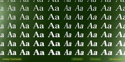 Gofaline Font Poster 9