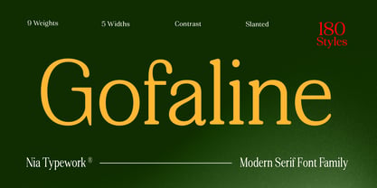 Gofaline Font Poster 1