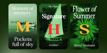 Gofaline Font Poster 13