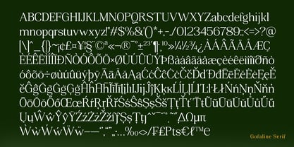 Gofaline Font Poster 15