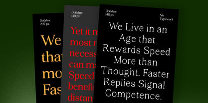 Gofaline Font Poster 2