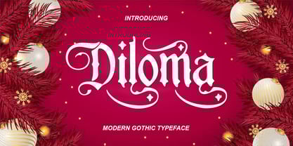 Diloma Font Poster 1