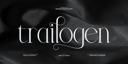 Trailogen Font Poster 1
