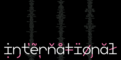 Boodowa Mono Font Poster 8