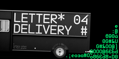 Boodowa Mono Font Poster 6