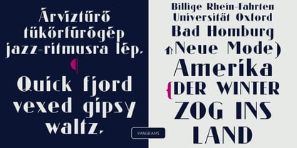 Reiner Meridian Font Poster 2