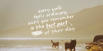 Journal Book Font Poster 7