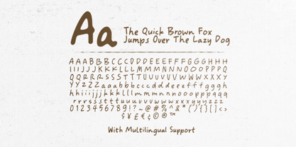 Journal Book Font Poster 9