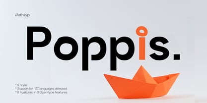 Poppis Font Poster 1