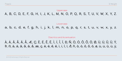 Poppis Font Poster 13