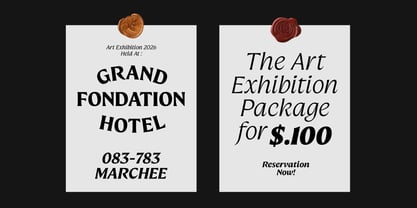 Preztik Variable Font Poster 4