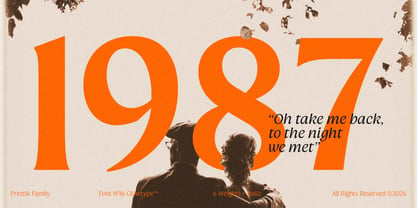 Preztik Variable Font Poster 15