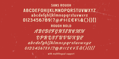 Mountains Range Font Poster 7