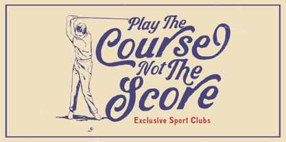 Mountains Range Font Poster 6