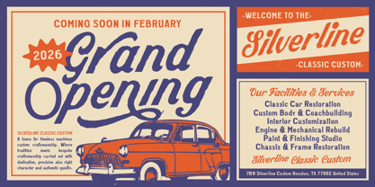 Mountains Range Font Poster 9