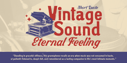 Mountains Range Font Poster 3