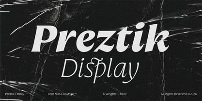 Preztik Font Poster 1