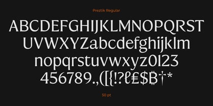 Preztik Font Poster 14