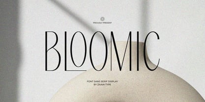 Bloomic Font Poster 1