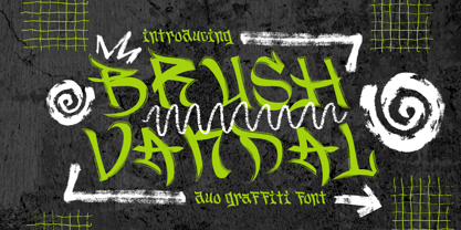 Brush Vandal Font Poster 1