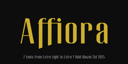Affiora Font Poster 1