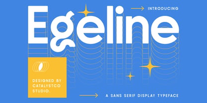 Egeline Font Poster 1