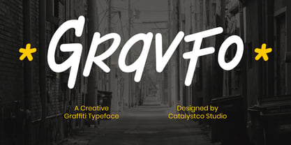 Gravfo Font Poster 1
