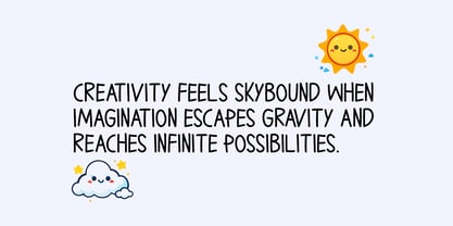 Skybound Font Poster 4