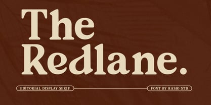 The Redlane Font Poster 11