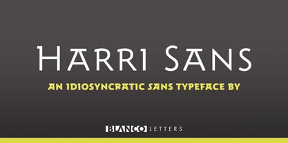 Harri Sans Font Poster 1