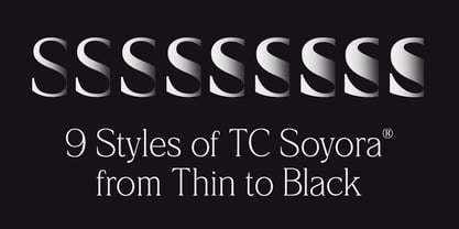 Soyora Font Poster 3