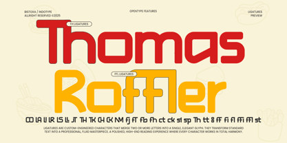 IT Bistoxa Font Poster 3