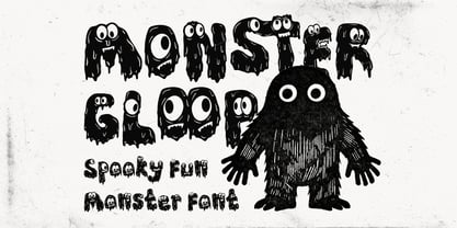 Monster Gloop Font Poster 1