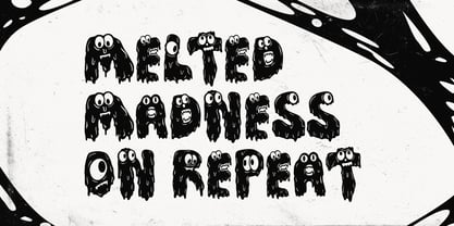 Monster Gloop Font Poster 4