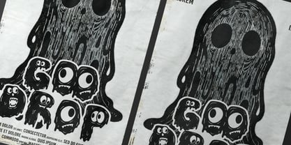 Monster Gloop Font Poster 3