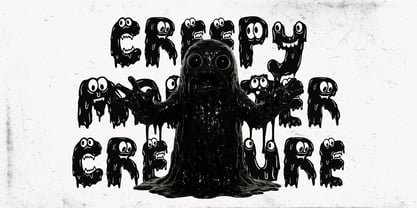 Monster Gloop Font Poster 2