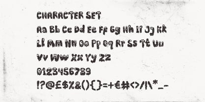 Monster Gloop Font Poster 5