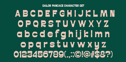 Sailor Pancake Font Poster 9