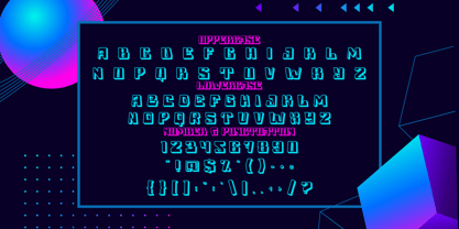 Holo Edge Font Poster 8