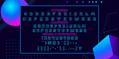 Holo Edge Font Poster 7