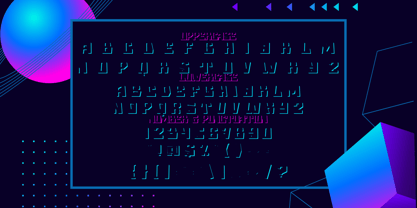 Holo Edge Font Poster 9