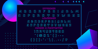 Holo Edge Font Poster 6