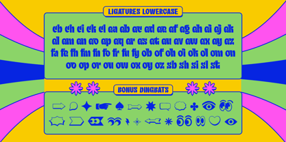Curve Retro Font Poster 11