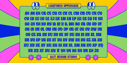 Curve Retro Font Poster 10