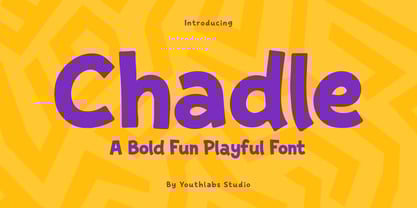 Chadle Font Poster 1