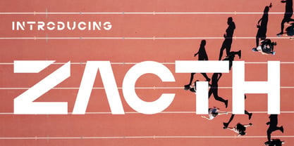 Zacth Font Poster 1