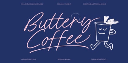 Buttery Font Poster 1