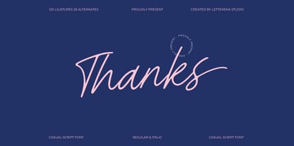Buttery Font Poster 15