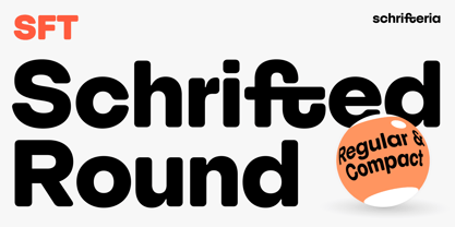 SFT Schrifted Round Font Poster 1