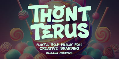 MC Thont Terus Font Poster 1